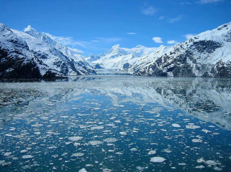 Glacier and Ice Floes