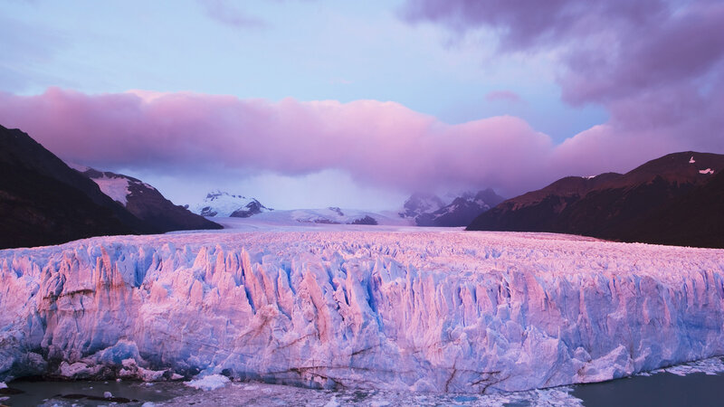 Glacier at Dusk