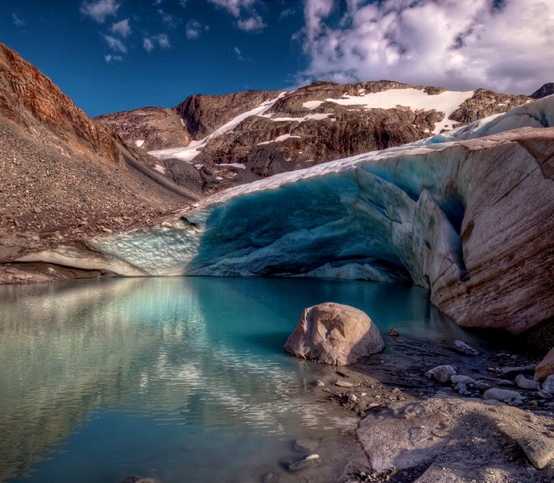 Glacier Cave Lake