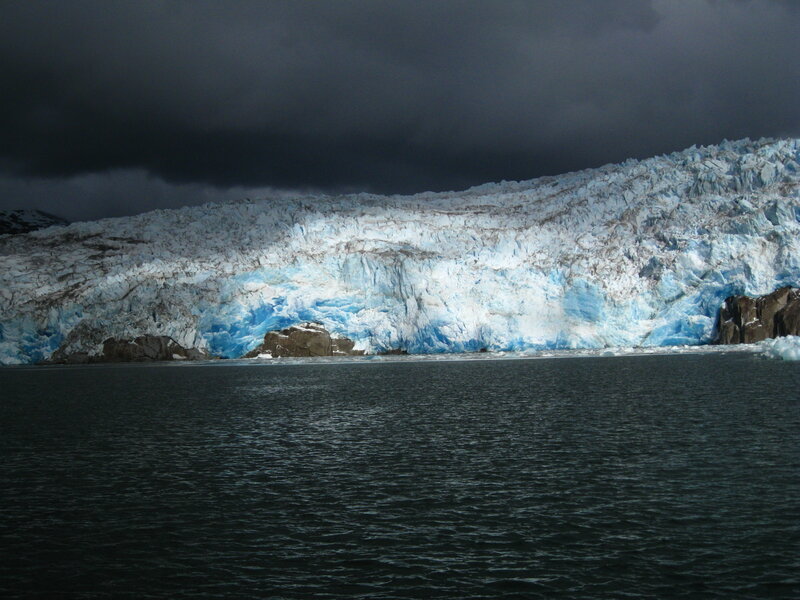 Glacier Face in Water
