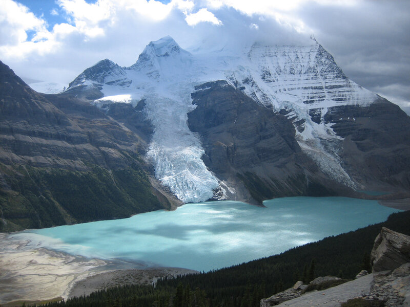 Glacier-fed Lake and Mountain