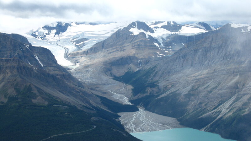 Glacier-fed Valley