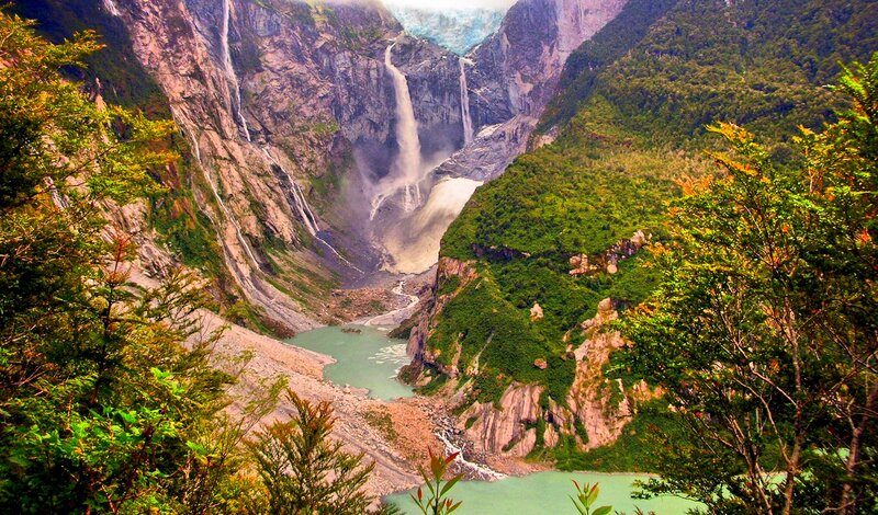 Glacier-fed Waterfall