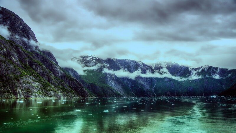 Glacier-filled Fjord