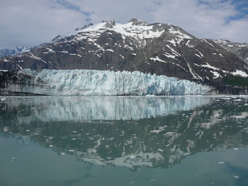 Glacier Front in Fjord — Blue, Serene