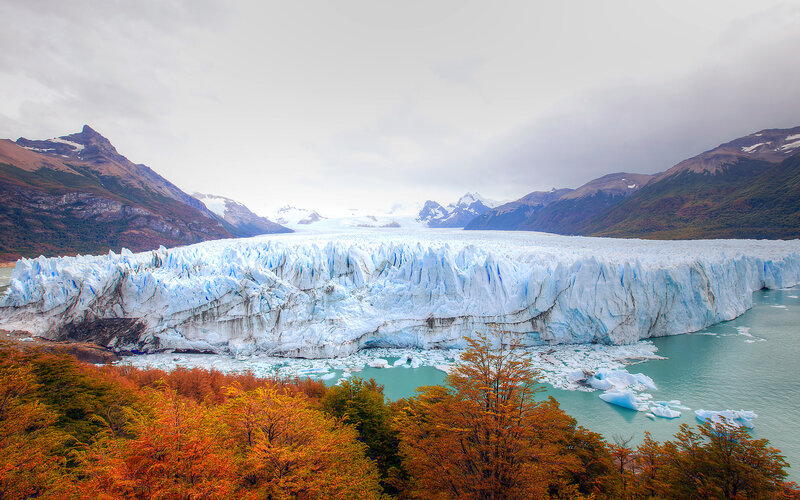 Glacier in Autumn