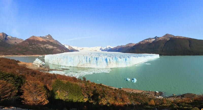 Glacier in Lake — Blue, Serene, Afternoon