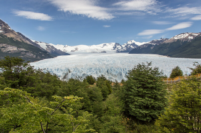 Glacier in Patagonia landscape