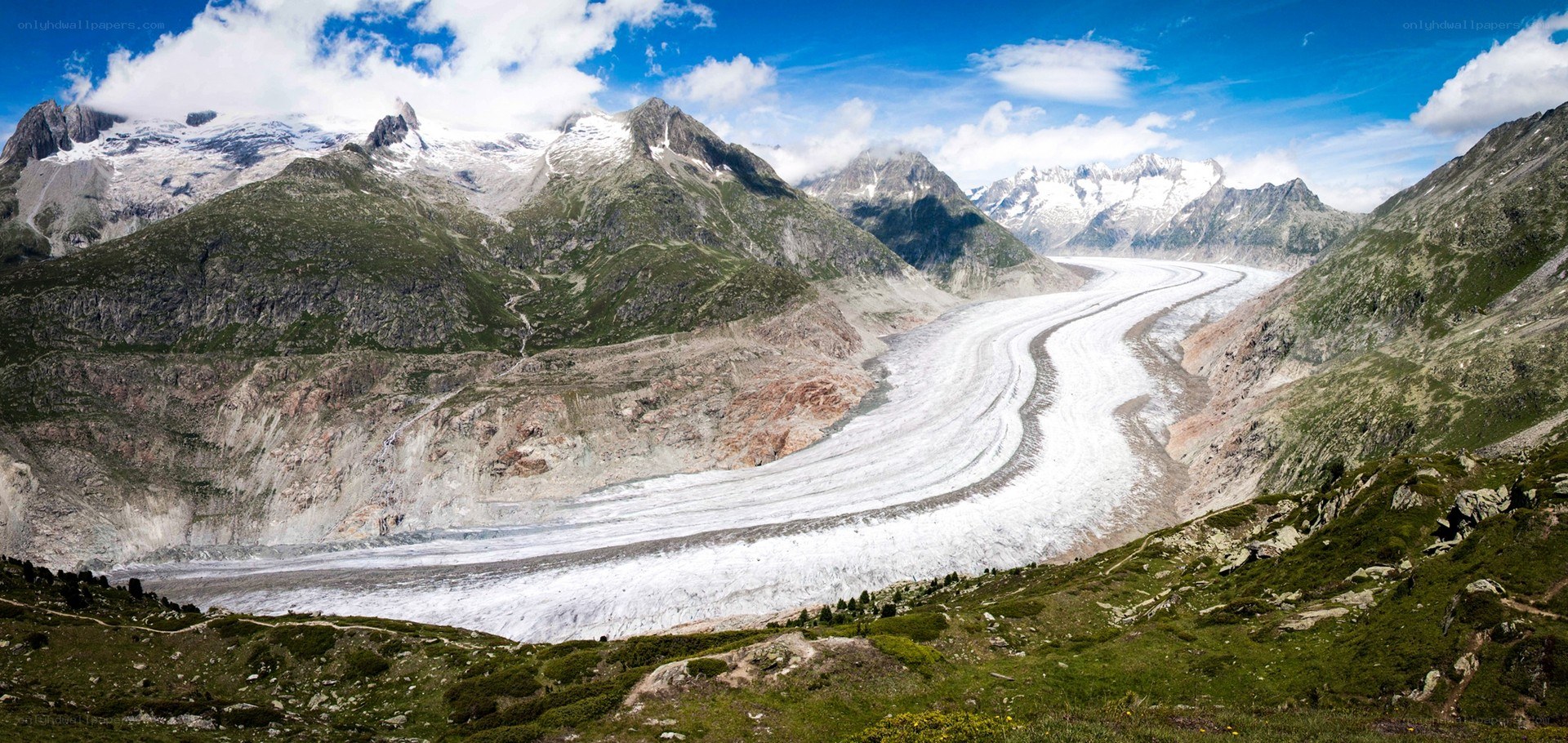 Glacier in the Alps