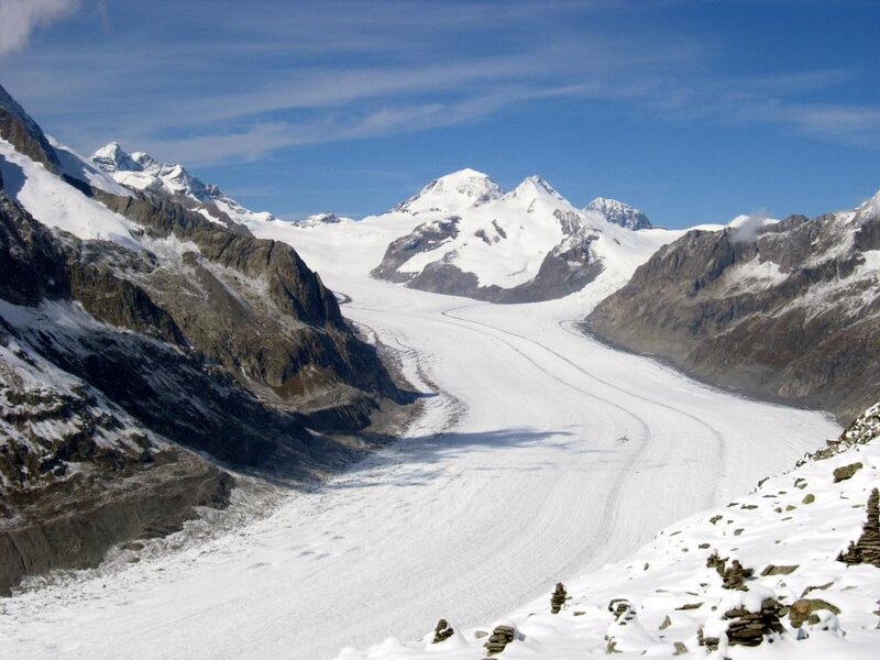 Glacier in the Alps