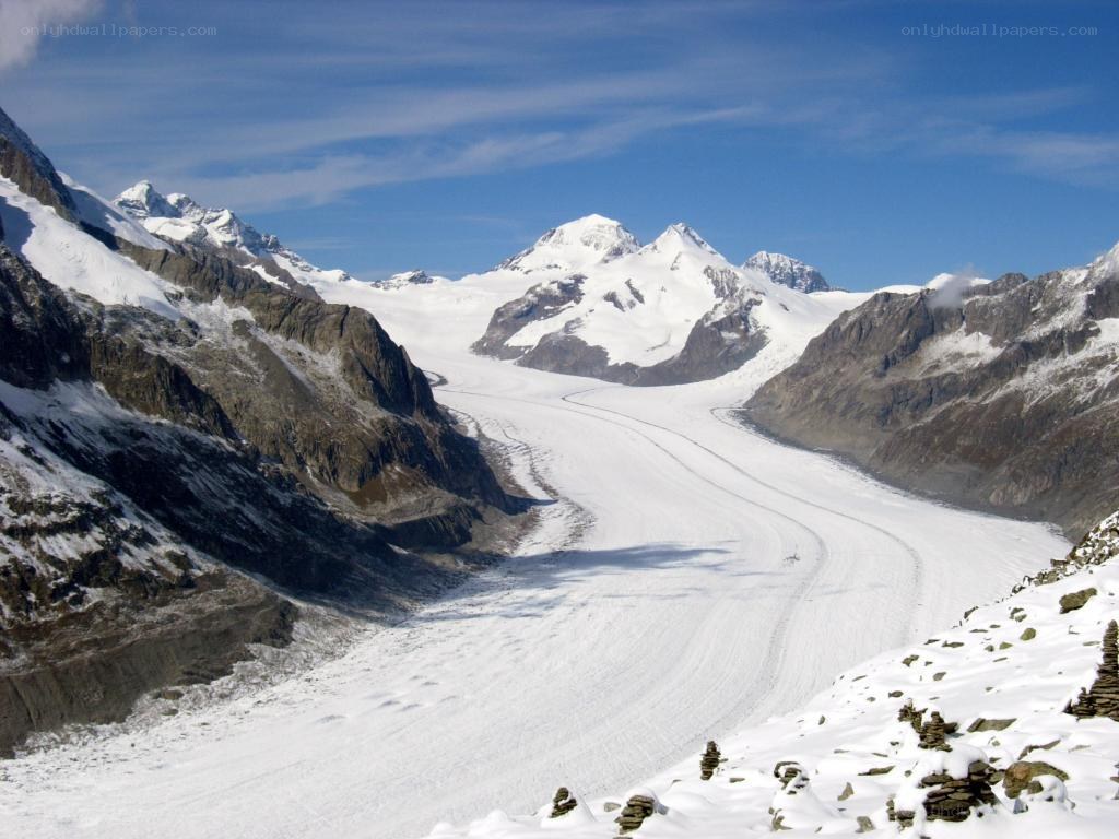Glacier in the Alps