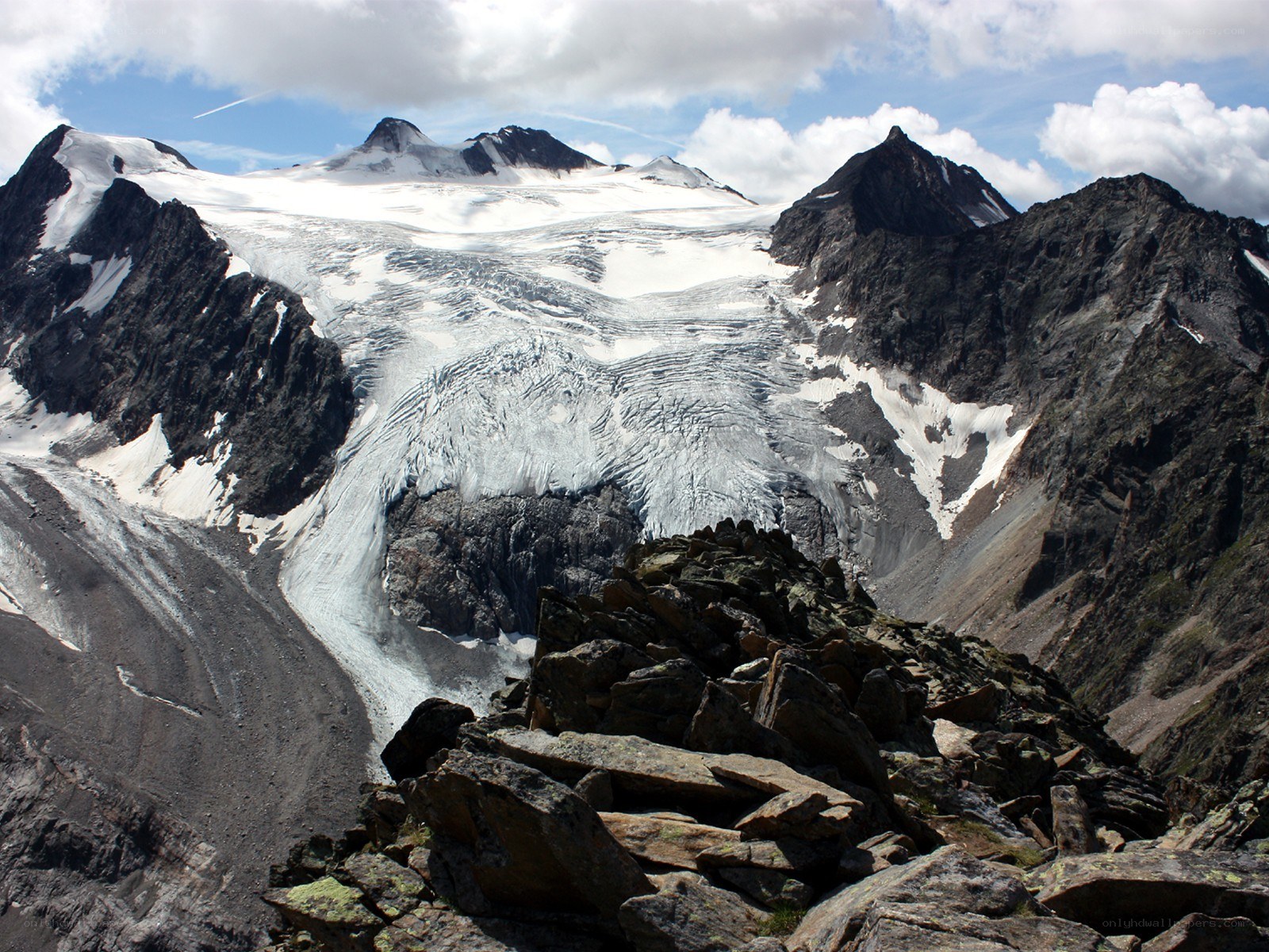 Glacier in the Alps