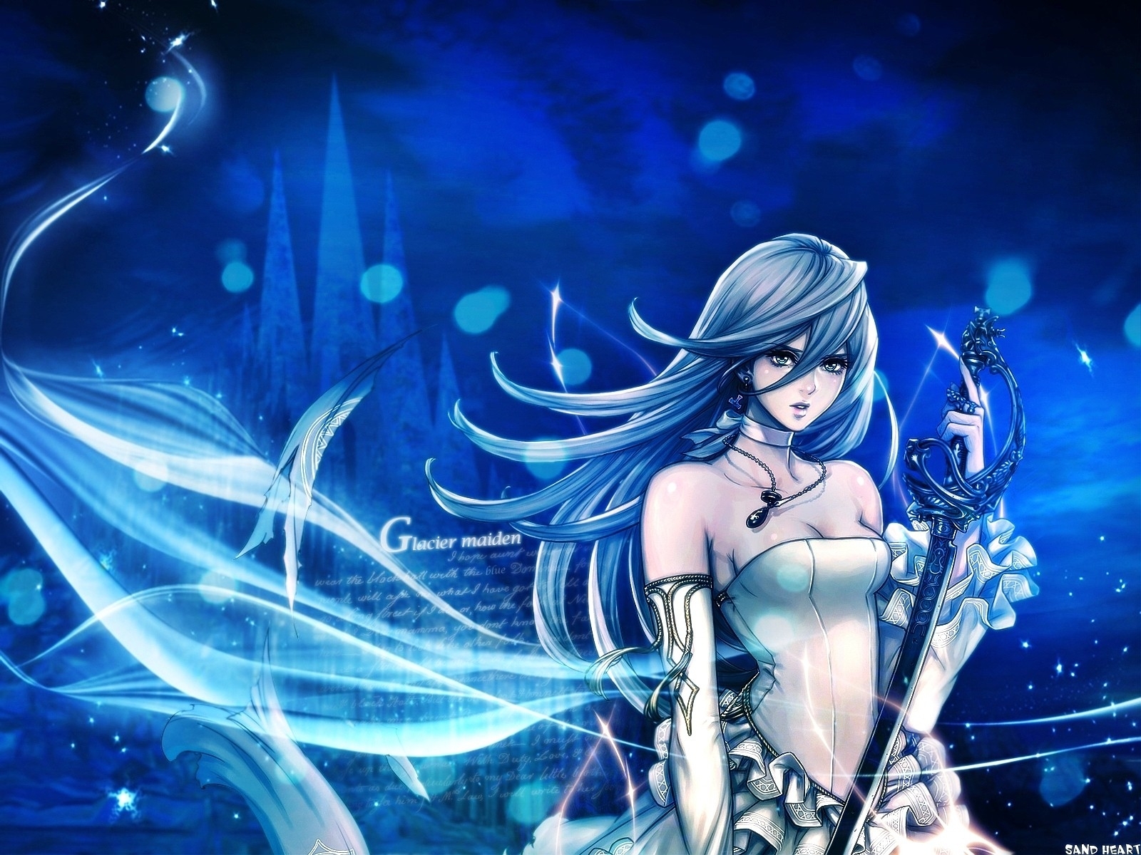 Glacier maiden fantasy art