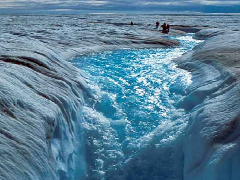 Glacier Meltwater Stream