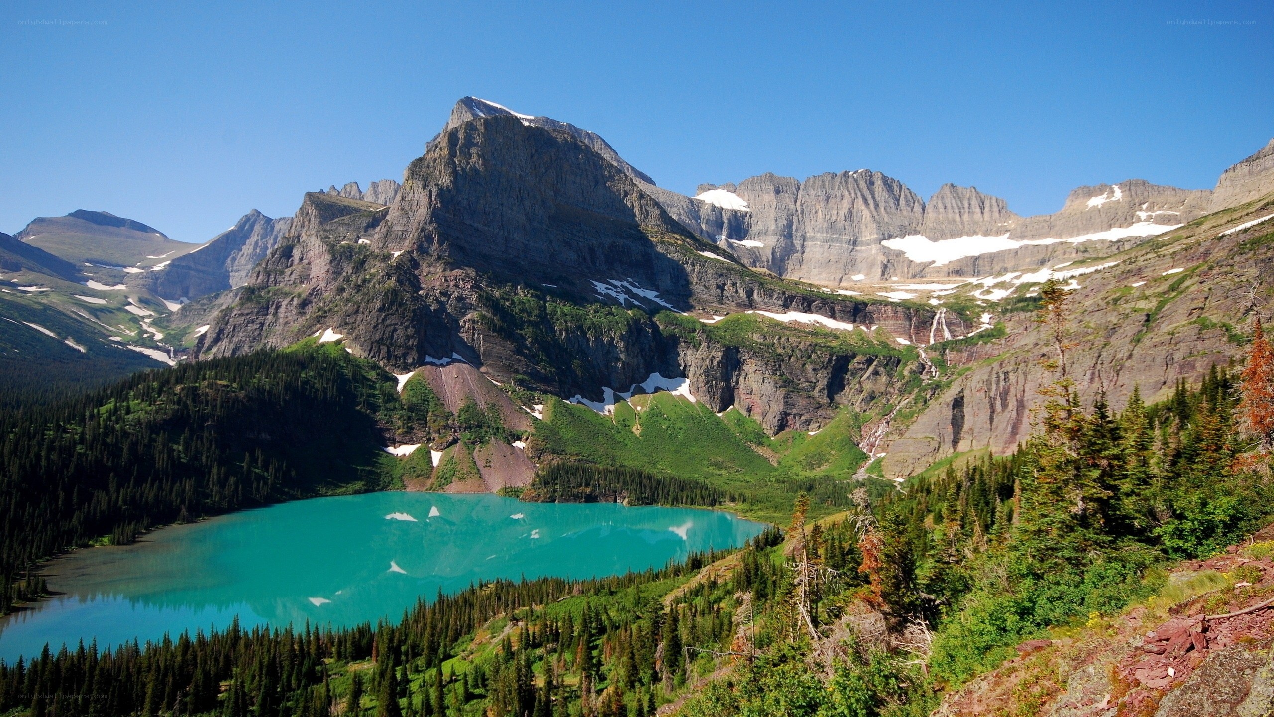 Glacier National Park lake view