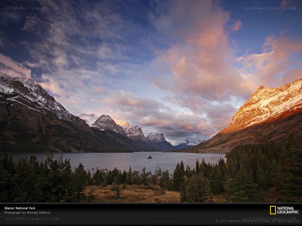 Glacier National Park sunset