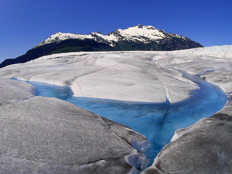 Glacier River Landscape