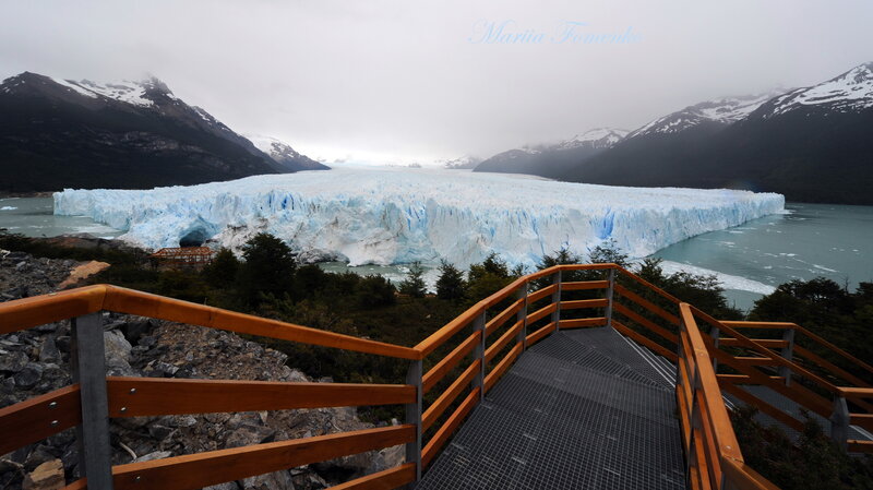 Glacier view from observation deck