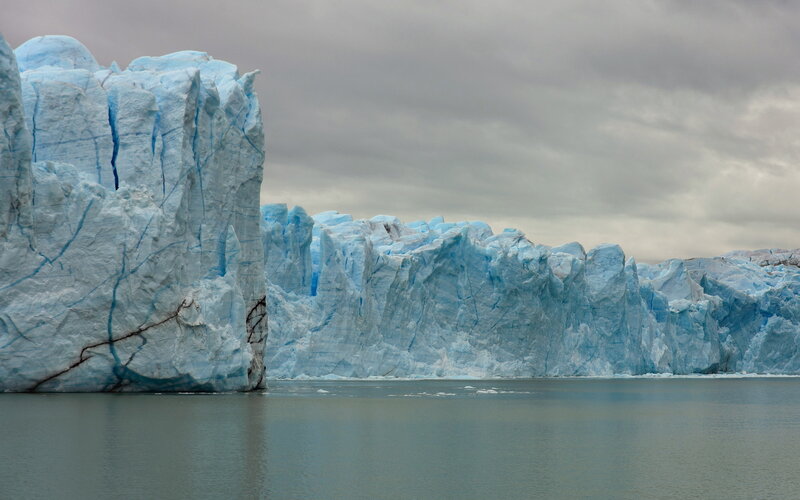 Glacier Wall in Water