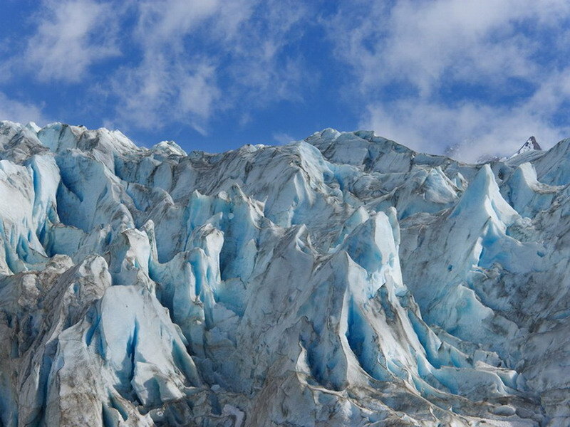 Glacier with Blue Ice