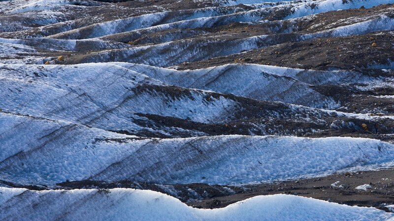 Glacier with Debris