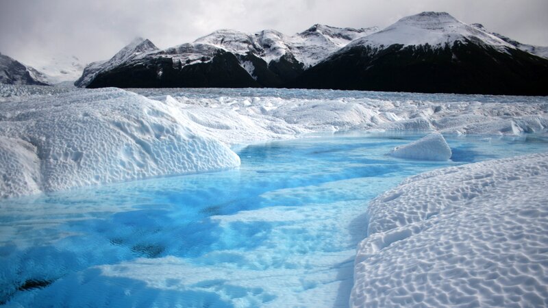 Glacier with Meltwater