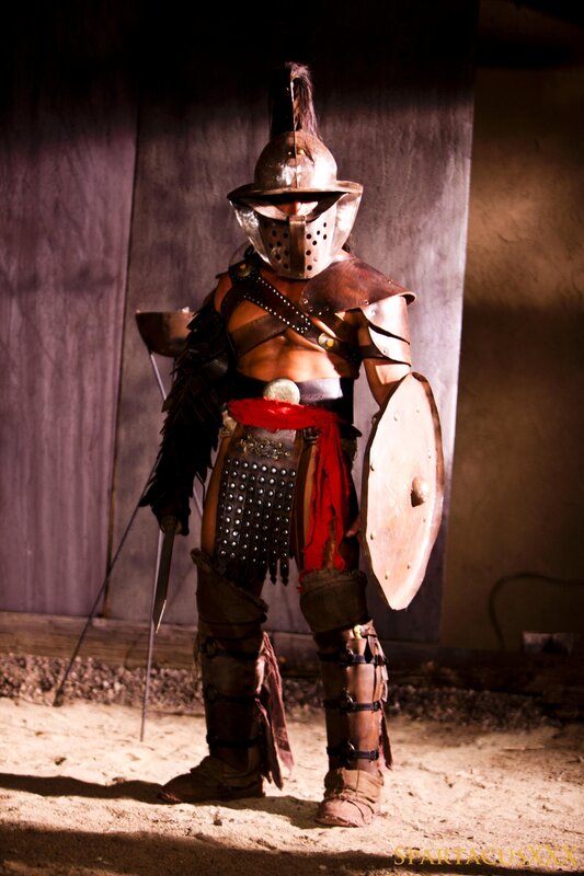 gladiator in armor