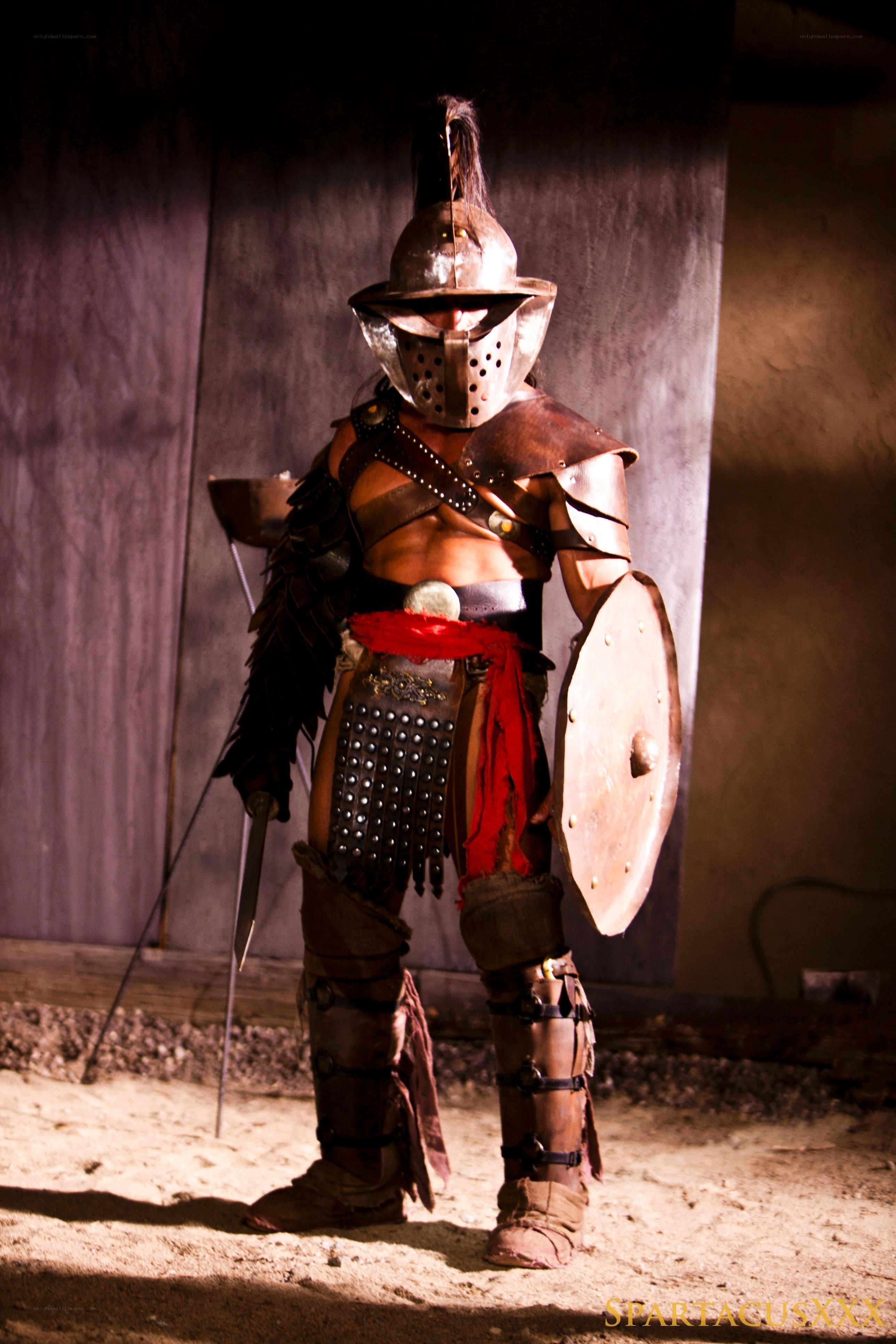 gladiator in armor