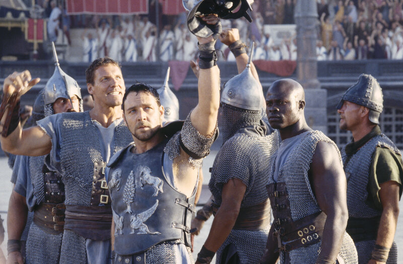 Gladiator in Armor — Gray
