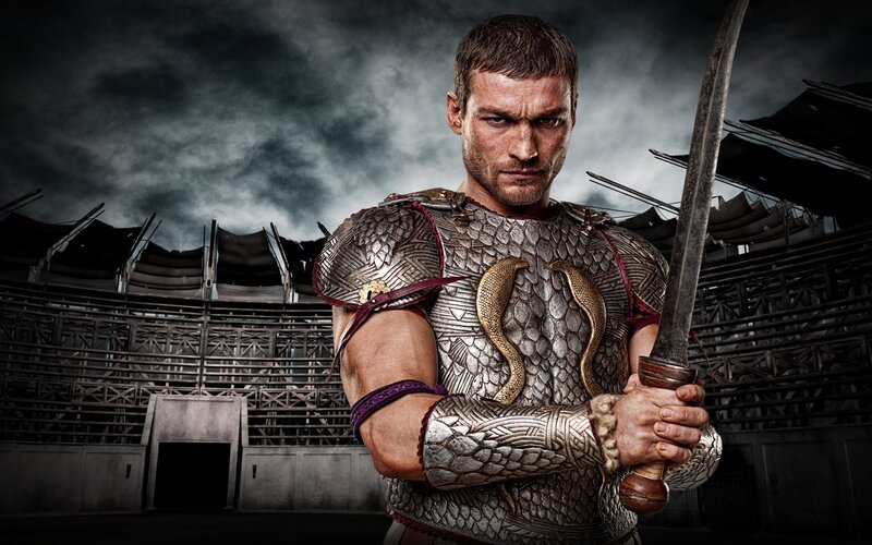 Gladiator with Sword — Gray