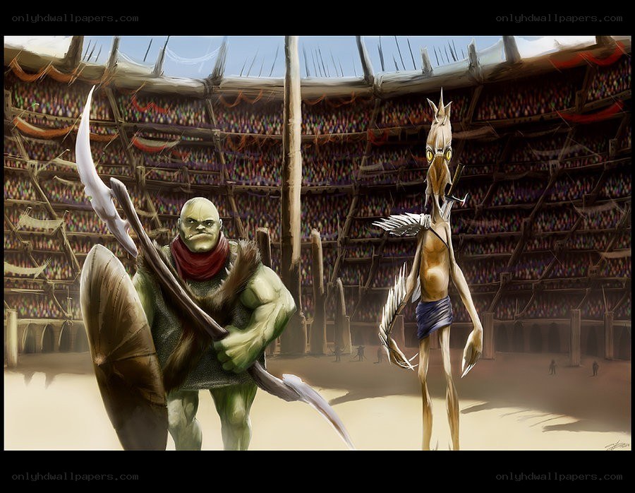 Gladiators in the Colosseum