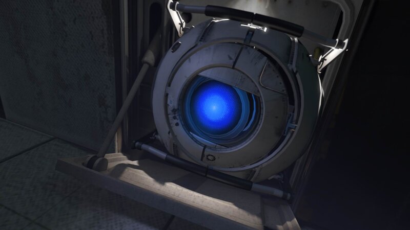 GLaDOS in a chamber