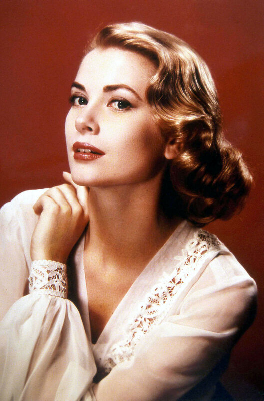 Glamorous woman in white blouse