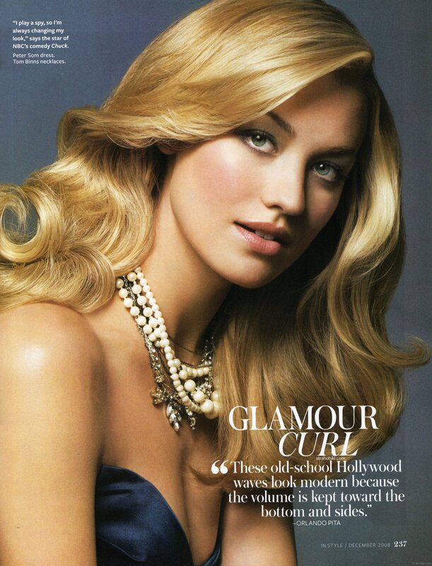 Glamour Curl Fashion Spread