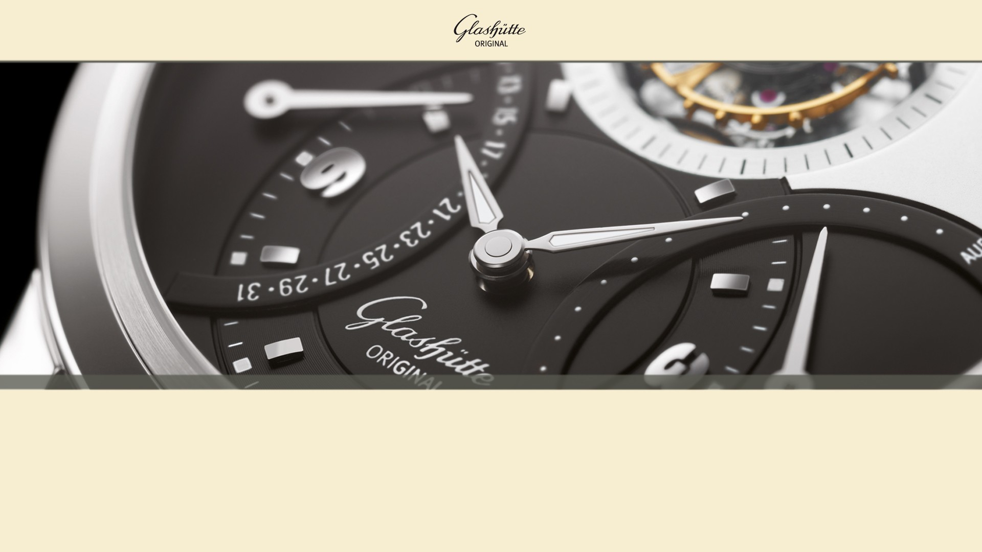 Glashütte Original watch face