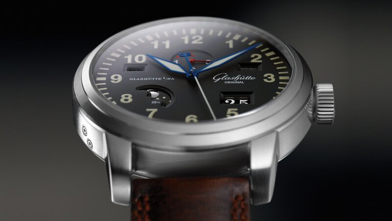 Glashutte Original Watch — Black, Dramatic