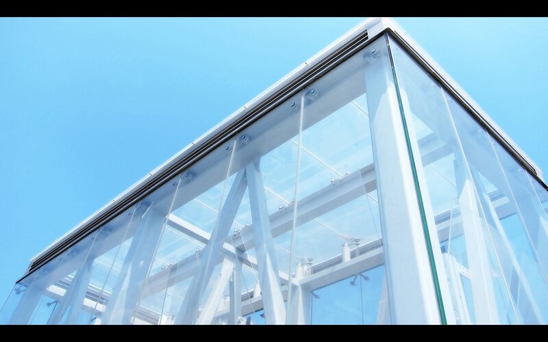 Glass and Metal Structure