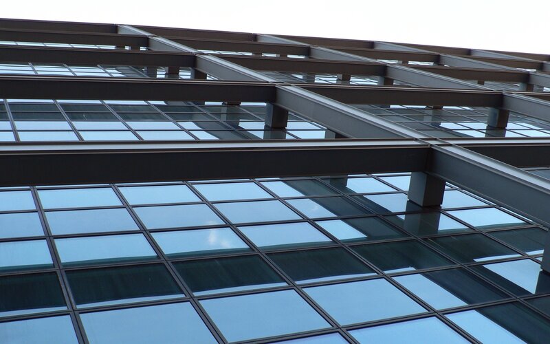 Glass and Steel Building