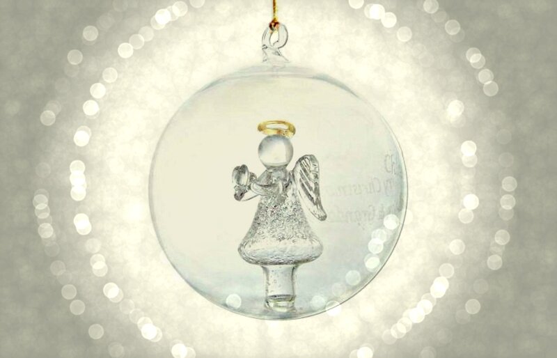 Glass Angel Ornament