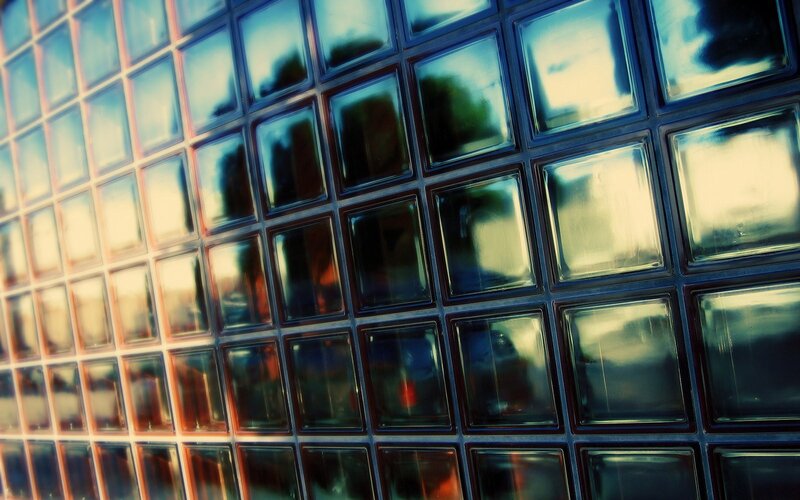 glass block wall texture