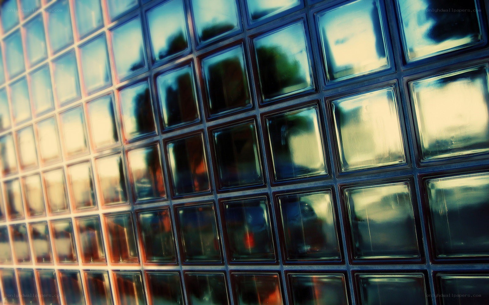 glass block wall texture