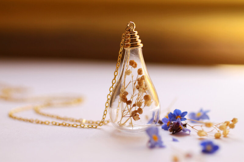 Glass Bottle Necklace