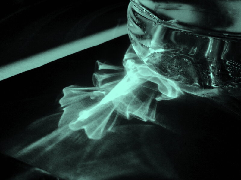 Glass Bowl with Smoke