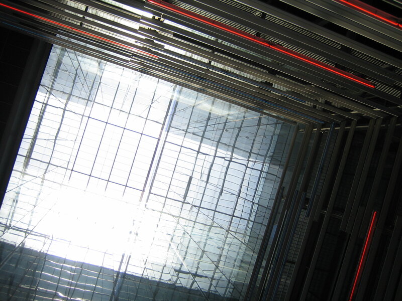 Glass Ceiling Structure — Gray