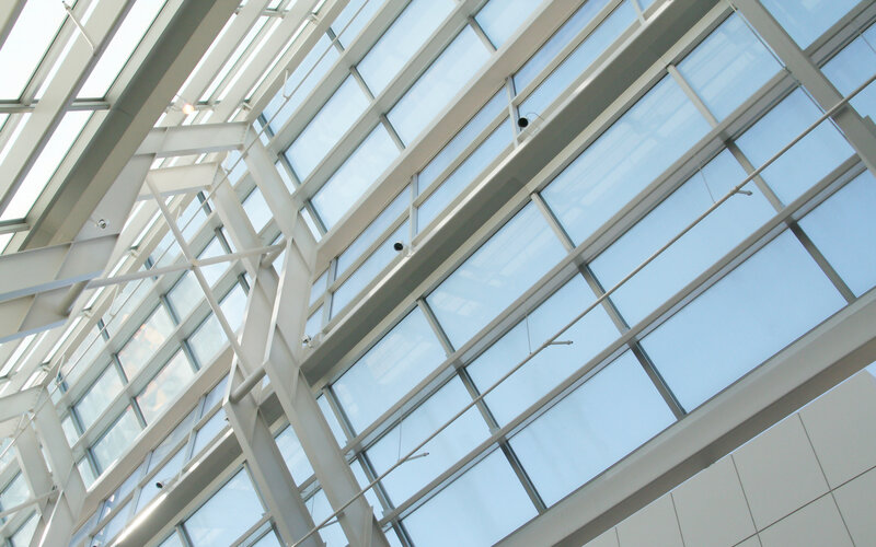 Glass Ceiling Structure — White