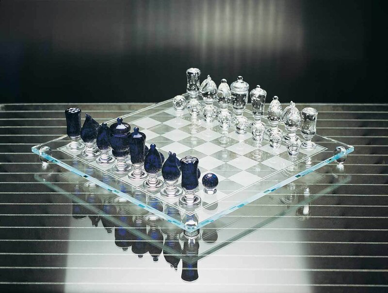 Glass Chess Set