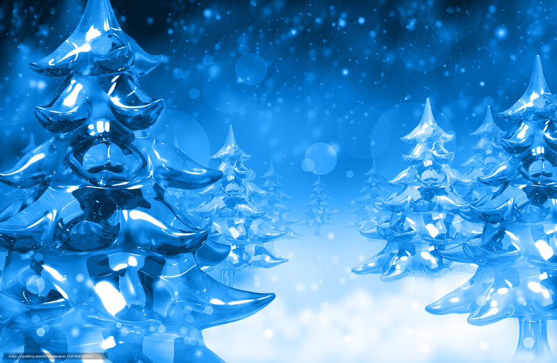Glass Christmas Trees