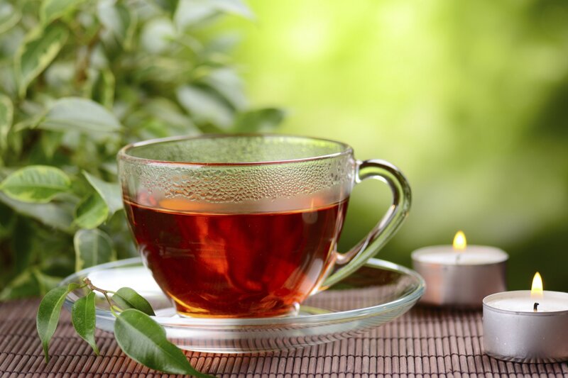 Glass Cup of Tea — Green, Serene
