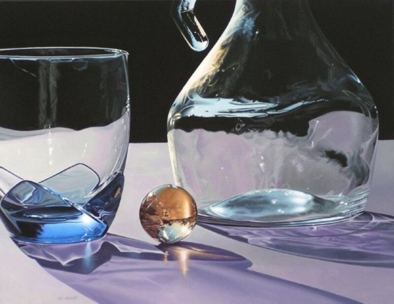 Glass Decanter and Glass