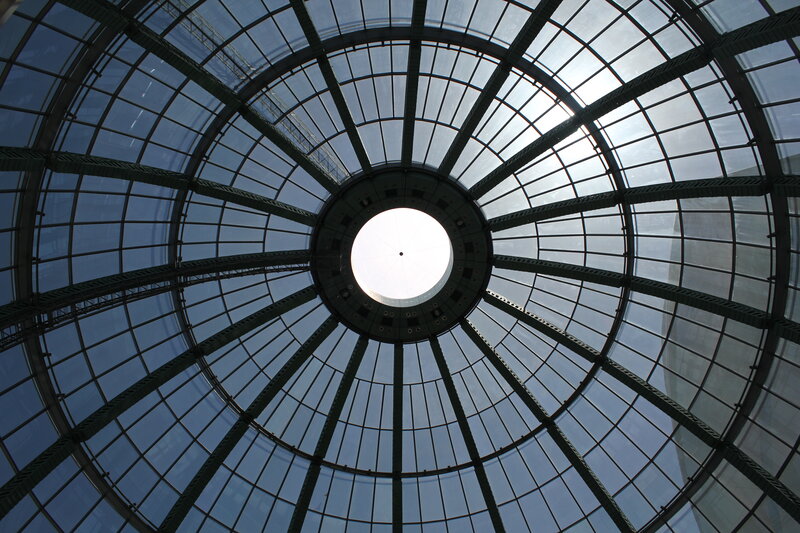 Glass Dome Ceiling